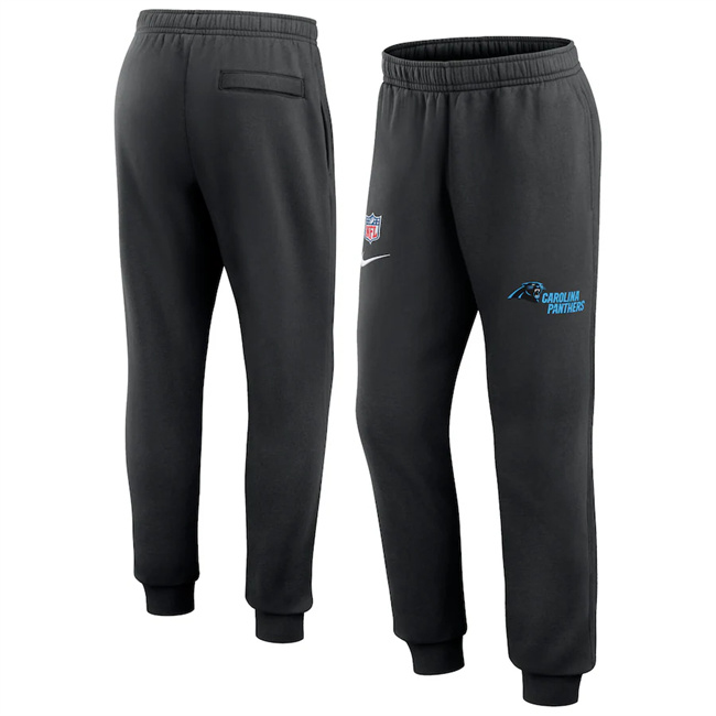 Men's Carolina Panthers Black Chop Block Fleece Sweatpants Men's Carolina Panthers Black Chop Block Fleece Sweatpants